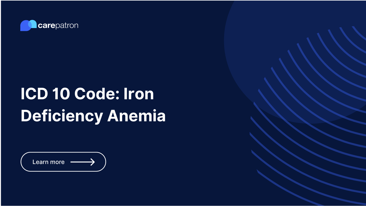 Iron Deficiency Anemia ICD10CM Codes 2023